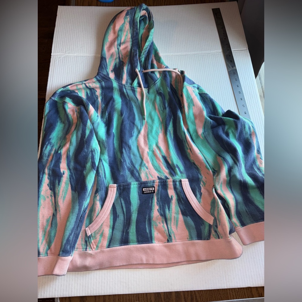 ADIDAS FBLS AOP marble hoodie
